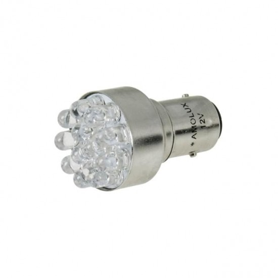 Lâmpada BAY15D 12v 21/5w LED Allpro branco