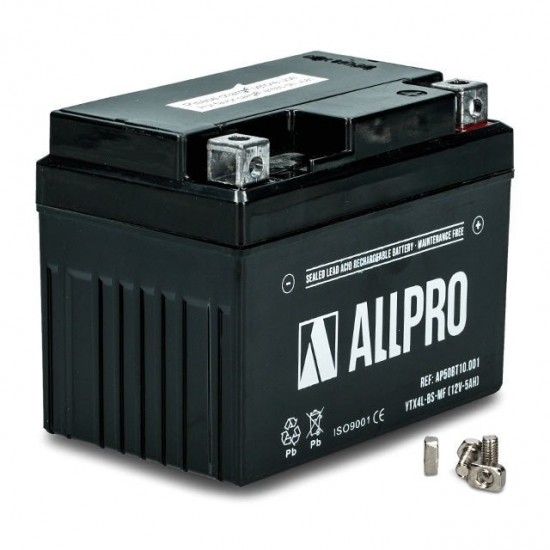 Bateria YTX4L-BS pré-carregada Allpro