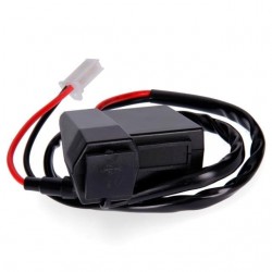 Carregador USB 2 ligações com indicadores LED Allpro