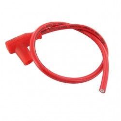 Cabo e vela de ignição de silicone Allpro vermelho