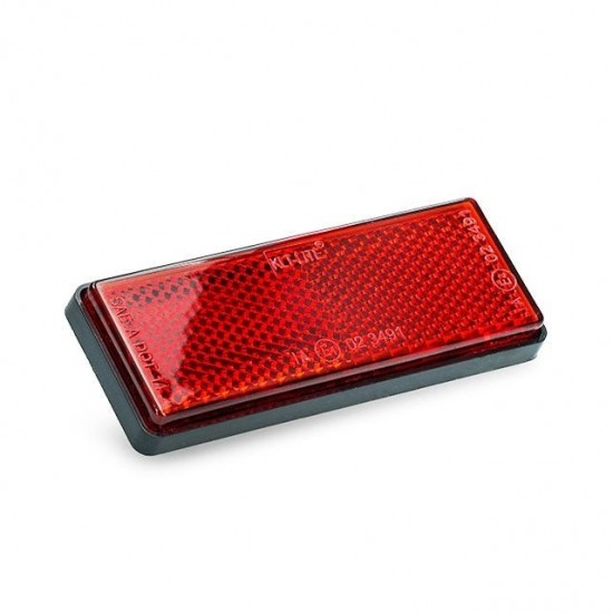 Catadióptrico retangular 89x35mm CE Allpro vermelho