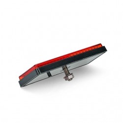 Catadióptrico retangular 89x35mm CE Allpro vermelho