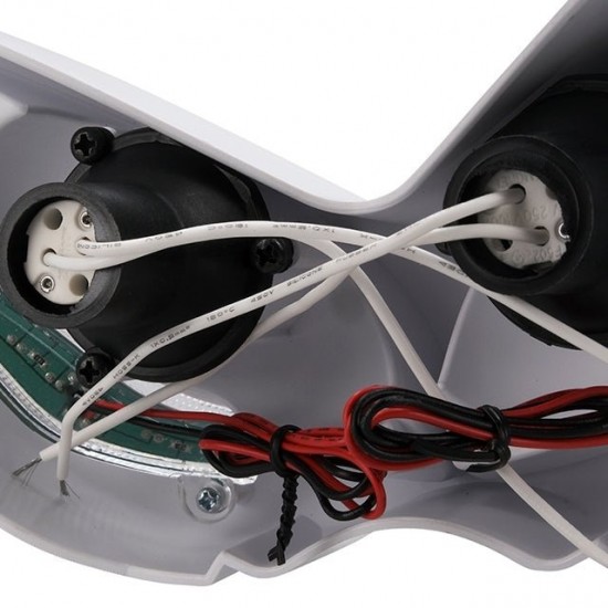 Ótica dupla LED Angel eyes Allpro Yamaha Aerox 50 <13