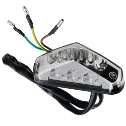 Farolim traseiro universal LED Allpro transparente