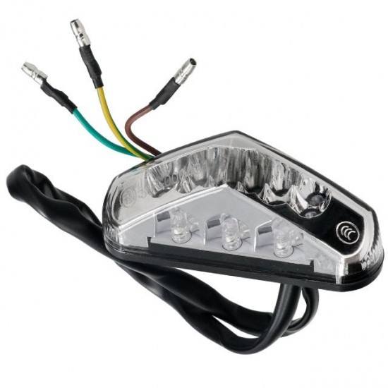 Farolim traseiro universal LED Allpro transparente
