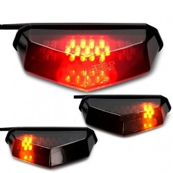 Farolim traseiro LED com piscas blackline Allpro