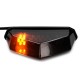 Farolim traseiro LED com piscas blackline Allpro
