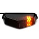 Farolim traseiro LED com piscas blackline Allpro