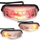 Farolim traseiro LED com piscas blackline Allpro transparente