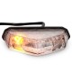 Farolim traseiro LED com piscas blackline Allpro transparente