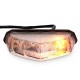 Farolim traseiro LED com piscas blackline Allpro transparente