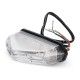 Farolim traseiro LED com piscas blackline Allpro transparente