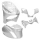 Kit de carenagens 4 peças Allpro Piaggio Zip Sp