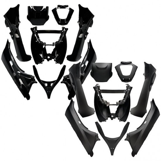 Carenagens 8 peças Allpro Piaggio MP3 125/250/300 11-14 / 400 08-11 / 500 11-13