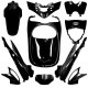 Carenagens 10 peças Allpro Honda SH 125 04-08