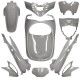 Carenagens 10 peças Allpro Honda SH 125 04-08