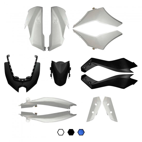 Carenagens 12 peças Allpro Yamaha N-Max 125 Euro 5+ >2025