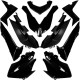 Carenagens 10 peças Allpro Yamaha X-Max 125/250/400 14-17