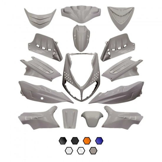 Kit Carenagens 15 peças Allpro Peugeot Speedfight 2