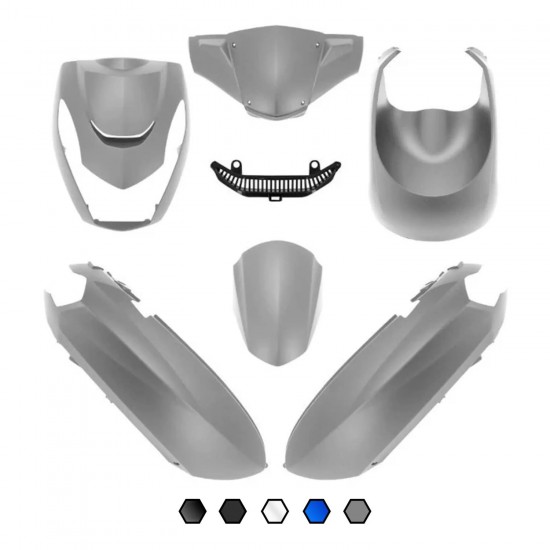Kit de Carenagens 6 peças Allpro Peugeot Kisbee 50/100