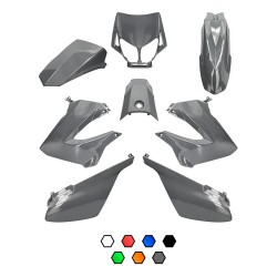 Kit de Carenagens 8 peças injeção Allpro Derbi Senda 00-10