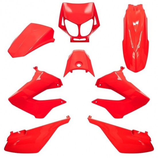 Kit de Carenagens 8 peças injeção Allpro Derbi Senda 00-10