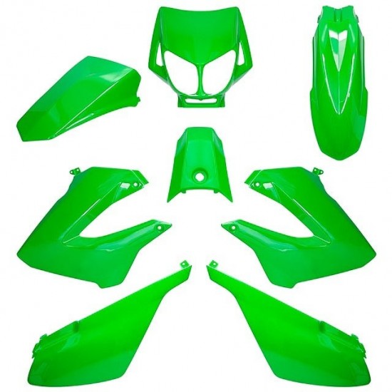 Kit de Carenagens 8 peças injeção Allpro Derbi Senda 00-10