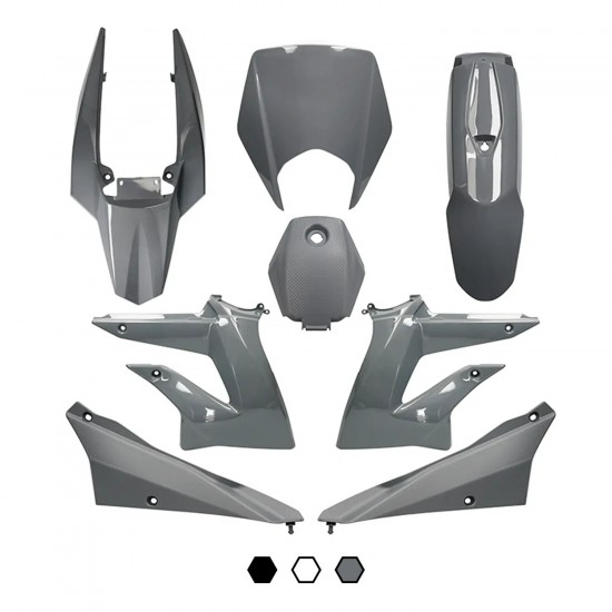 Kit Carenagens 8 peças injeção Allpro Derbi Senda DRD Racing/X-Treme 11-17