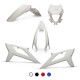 Conjunto de carenagem branco brilhante 5 peças Allpro Beta RR 50 >2021