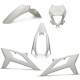 Conjunto de carenagem branco brilhante 5 peças Allpro Beta RR 50 >2021