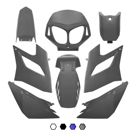 Kit de Carenagens 8 peças injeção Allpro Derbi Senda DRD Racing/Limited 04-10