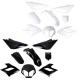 Kit de Carenagens 8 peças injeção Allpro Derbi Senda DRD Racing/Limited 04-10
