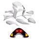 Carenagens traseiro Linha preta Allpro Yamaha Jog R/RR >03 + Farolim
