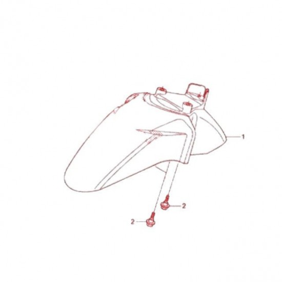 Guarda-lamas Allpro Honda SH 125/150 13-16