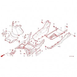 Carenagem inferior esquerda Allpro Honda SH 125/150 17-19