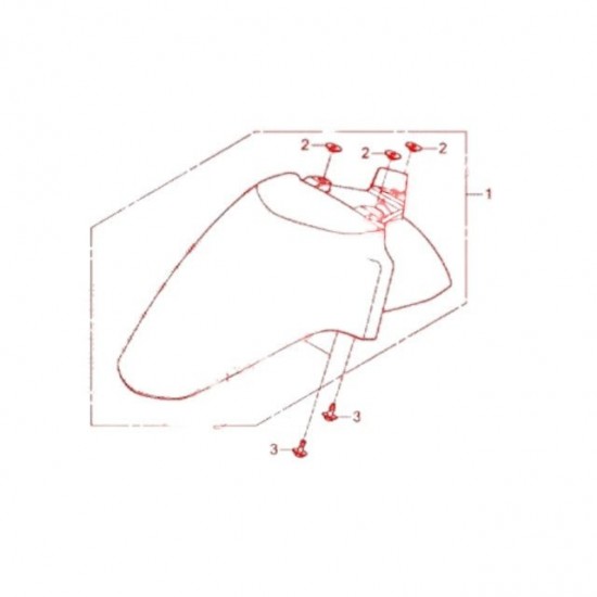 Guarda-lamas Allpro Honda SH 125/150 20-24