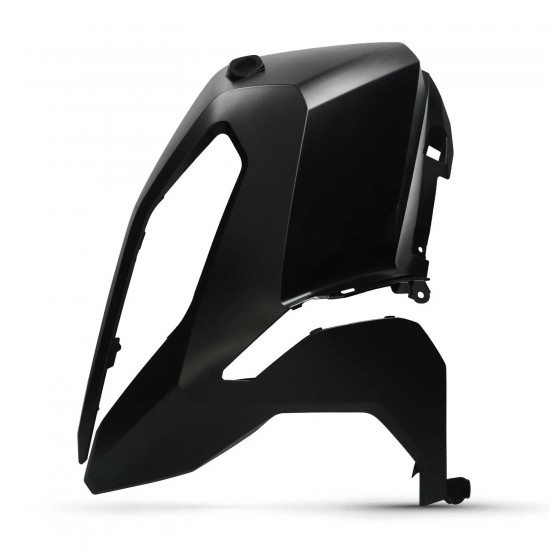 Tampa frontal esquerda Preto mate metalizado Ballistic Allpro Honda XADV 750 21-23