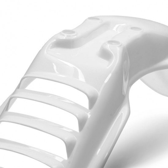 Guarda-lamas frontal 125 branco injeção Allpro Yamaha DT
