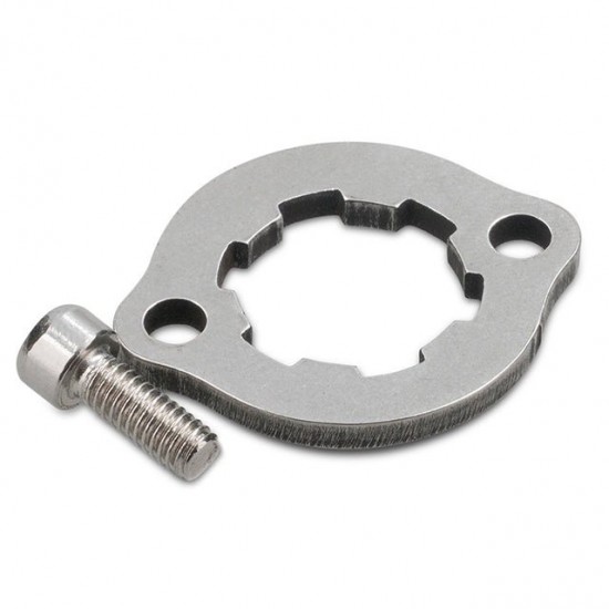 Chapa de fecho do pinhão M4 50 novos modelos Allpro Derbi Senda DRD / Aprilia RX