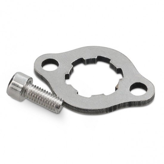 Chapa de fecho do pinhão M5 50 modelos antigos Allpro Derbi Senda DRD / Aprilia RX