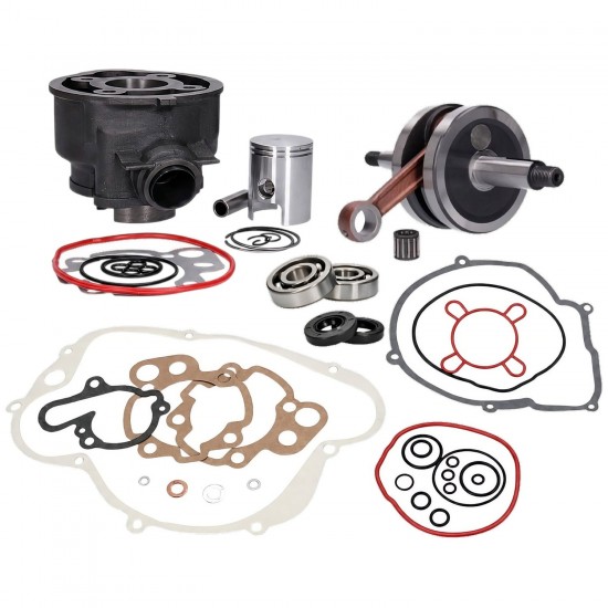Kit de cilindro 50cc cambota, rolamentos e juntas Allpro Minarelli AM6