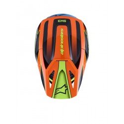 Capacete Alpinestars Sm3 Fray Black / Orange / Fluo Yellow