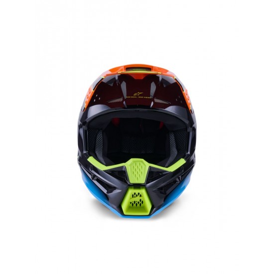 Capacete Alpinestars Sm3 Fray Black / Orange / Fluo Yellow