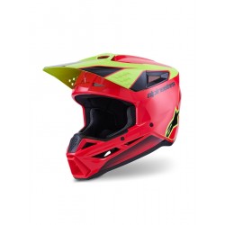 Capacete Alpinestars Sm3 Fray Red / Fluo Yellow / Black