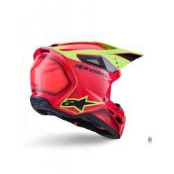 Capacete Alpinestars Sm3 Fray Red / Fluo Yellow / Black