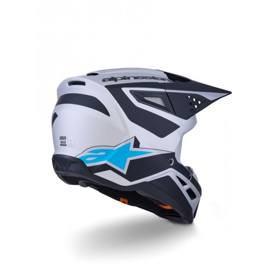 Capacete Alpinestars Sm3 Heat Black / Blue / Silver