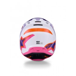 Capacete Alpinestars Sm3 Heat Pink / Purple / White