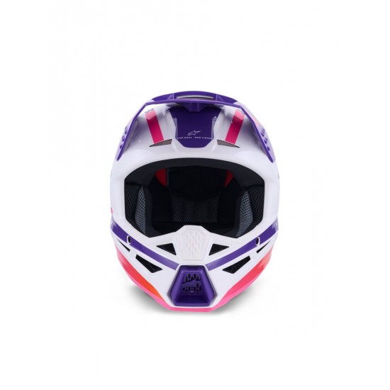 Capacete Alpinestars Sm3 Heat Pink / Purple / White