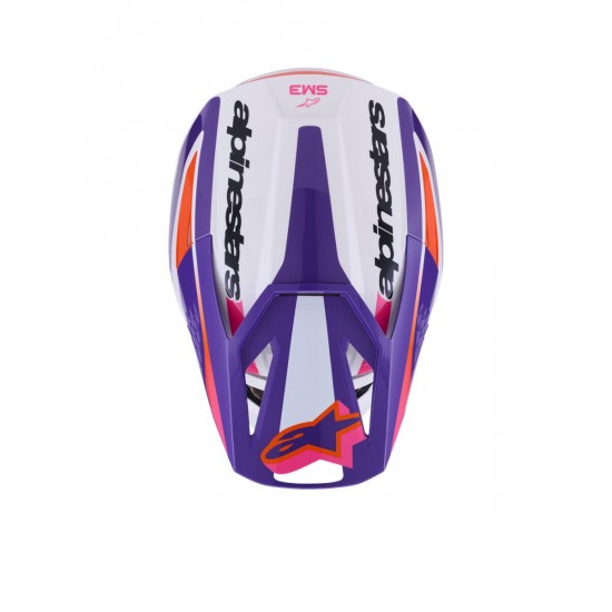 Capacete Alpinestars Sm3 Heat Pink / Purple / White