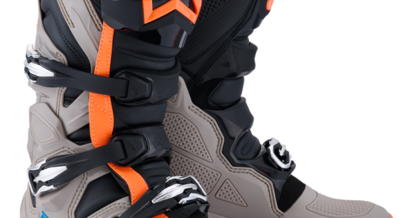 Botas Alpinestars Tech 7 Enduro Black / Fluo Orange / Gray